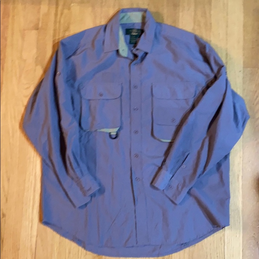 Orvis roll tab utility fishing shirt L
